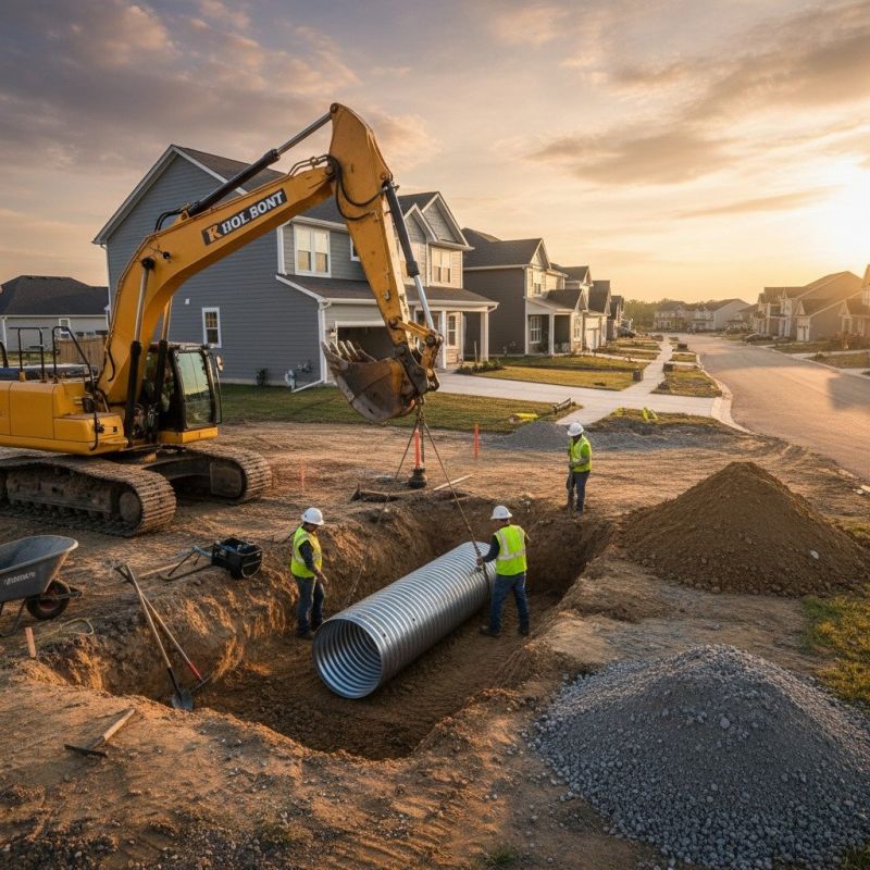 Ditch Culvert Installation