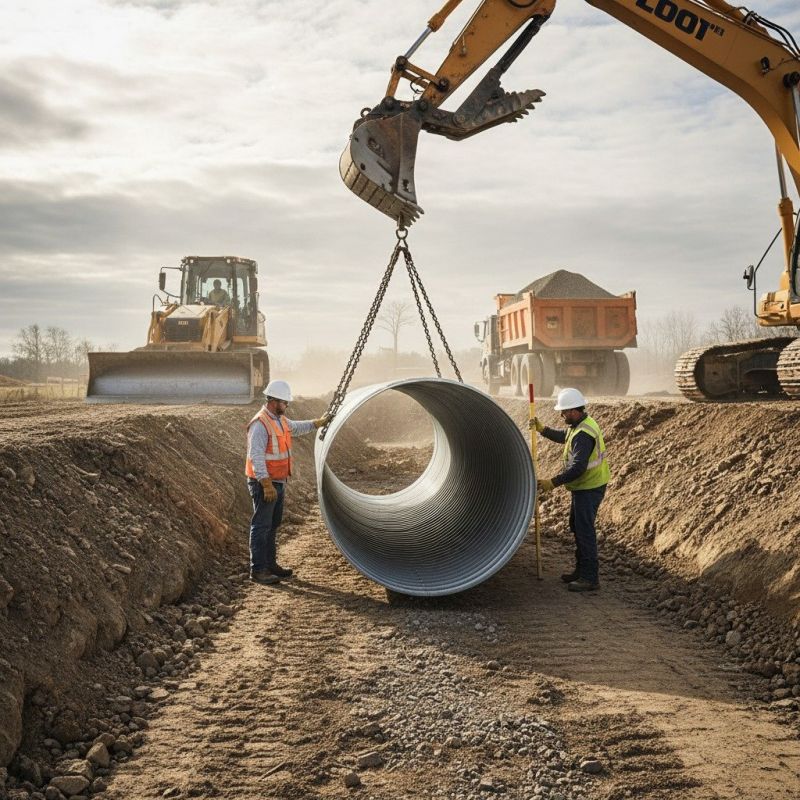 Ditch Culvert Installation detail