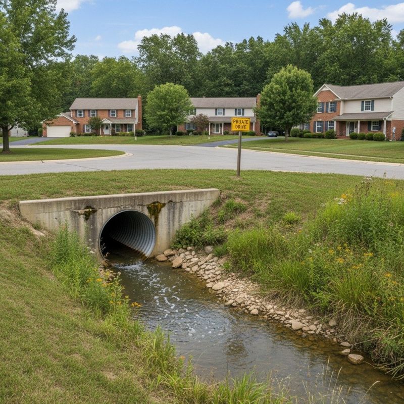 Ditch Culvert Installation detail